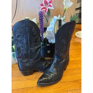 Mens Fort Walker made in USA ostrich boots size 12D (ugg100